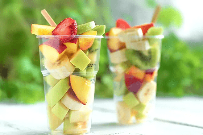 dia de frutas em uma dieta