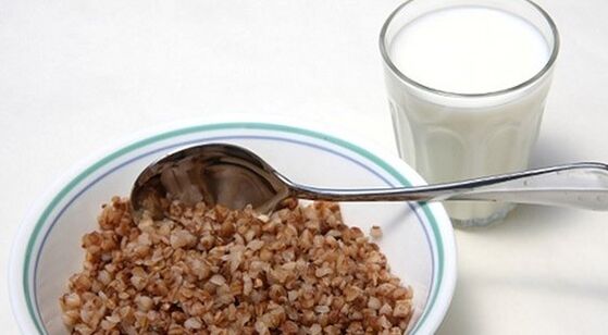 Dieta com trigo sarraceno e kefir