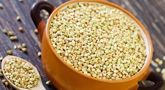 Dieta de trigo sarraceno verde