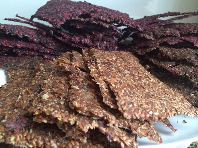 método para preparar chips de linhaça para a dieta Dukan