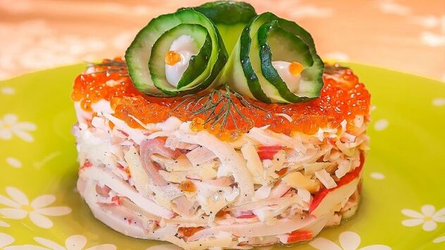 receita de salada para a dieta Dukan