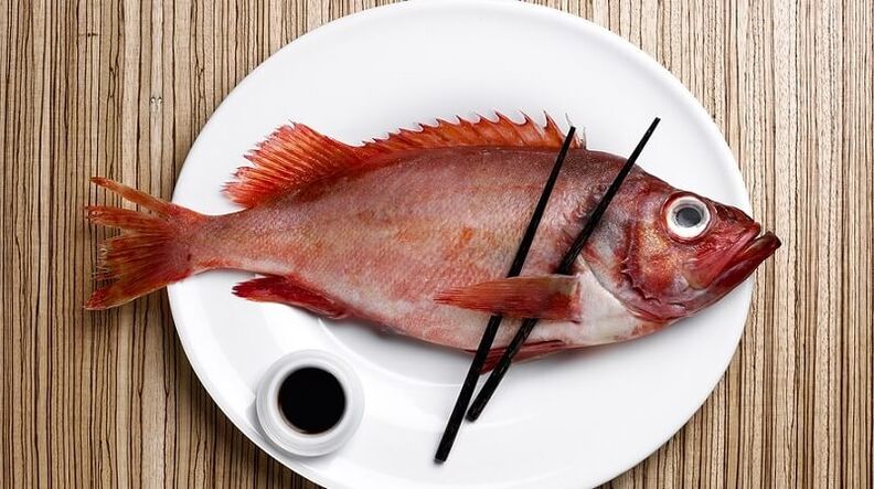 peixe para a dieta japonesa